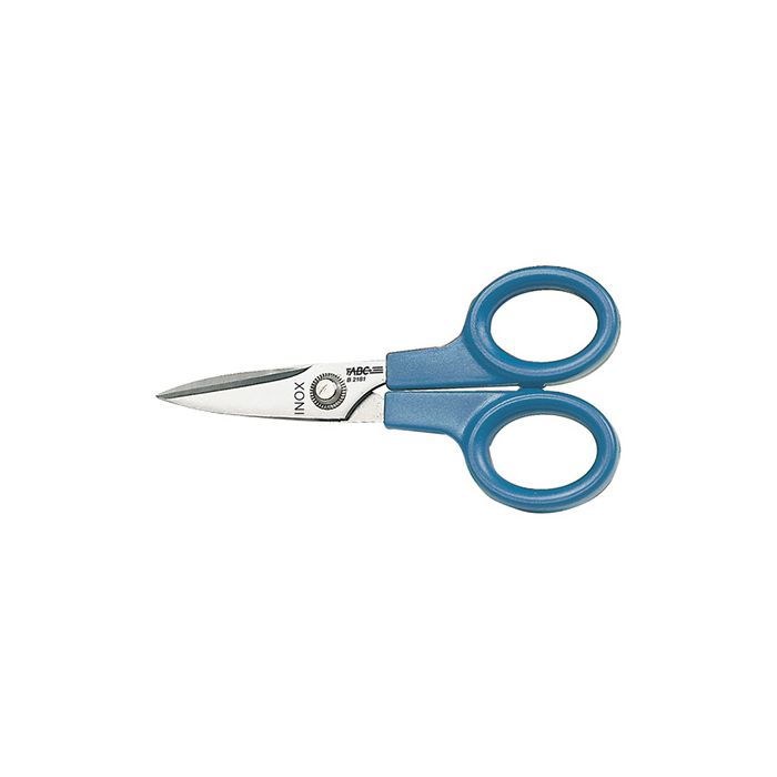 FORBICI INOX MAN. ABS 140 mm