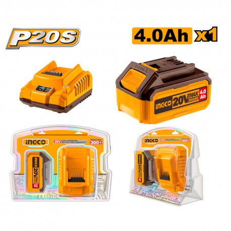 KIT BATTERIA + CARICABATTERIE 4AH