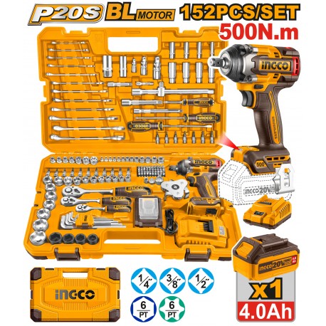 VALIGETTA 152 PZ CON AVVITATORE BATTERIA E CARICABATTERIA